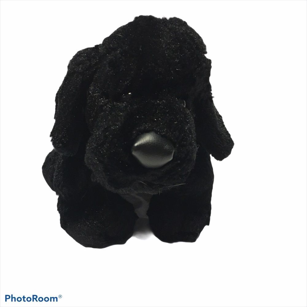 GANZ Black Lab Dog Webkinz Stuffed Animal Plush